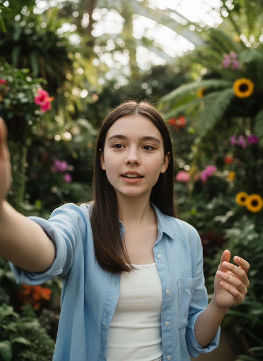 Botanical Garden UGC setting for affiliate marketing