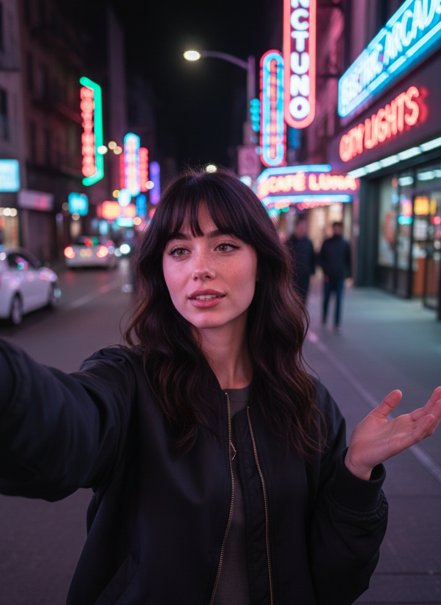 Neon District UGC setting for instagram reels